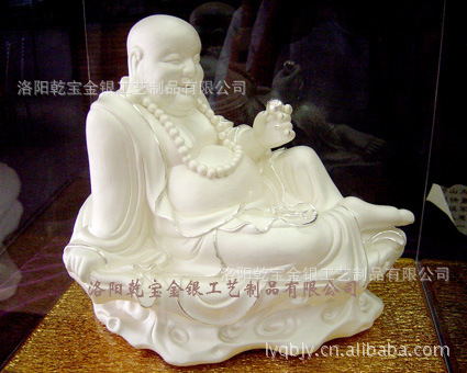 工厂直营可定做,银佛像 佛像 银摆件